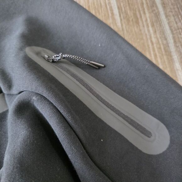 Nike Tech Fleece Windrunner Hoodie Full Zip Sportswear Triple Black Men's XL New - Picture 7 of 16